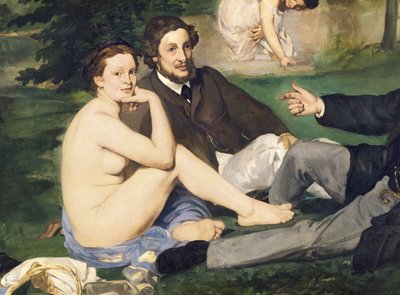 Frühstück im Grünen, 1863 (Detail) von Édouard Manet